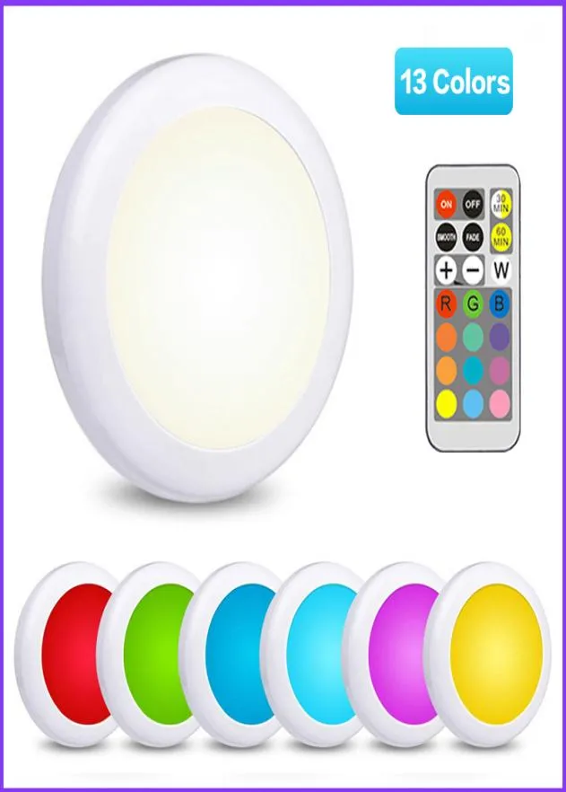 BRELONG LED Armoire Lumière 13 Couleur RVB Couleur Pat Lumière Dimmable Bar atmosphère lampe Compteur Éclairage Télécommande Veilleuse 1 2309934