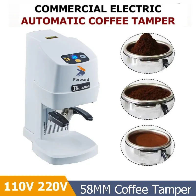 Strumenti Corea del Sud 220V elettrico 58MM macchina per caffè antimanomissione macchina automatica per caffè in polvere pressa a vite martello antimanomissione