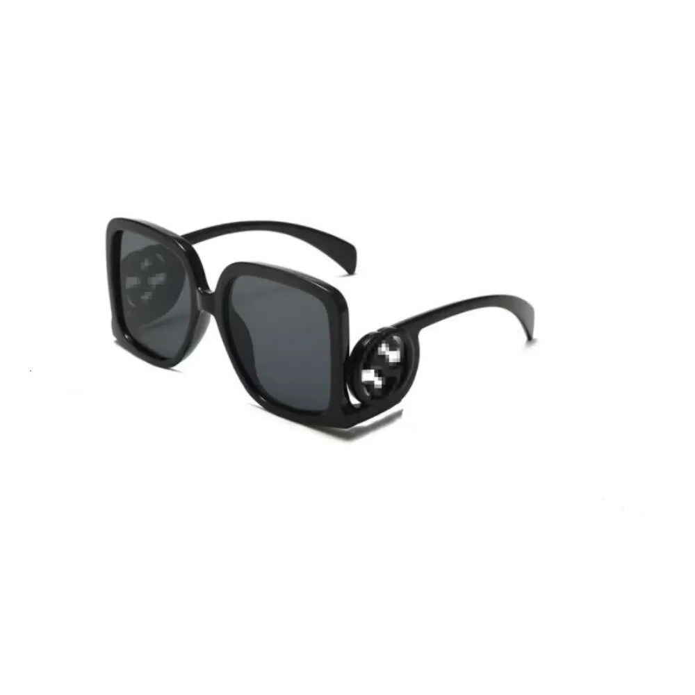 Designer Guicc zonnebril Cucci nieuwe zonnebril met groot frame 999 Modieuze universele uv-bestendige zonnebril voor heren en dames
