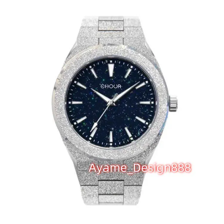 Hip Hop diamant glacé pour hommes femmes réel 925 argent moissanite mode montres en argent pour hommes montre de luxe