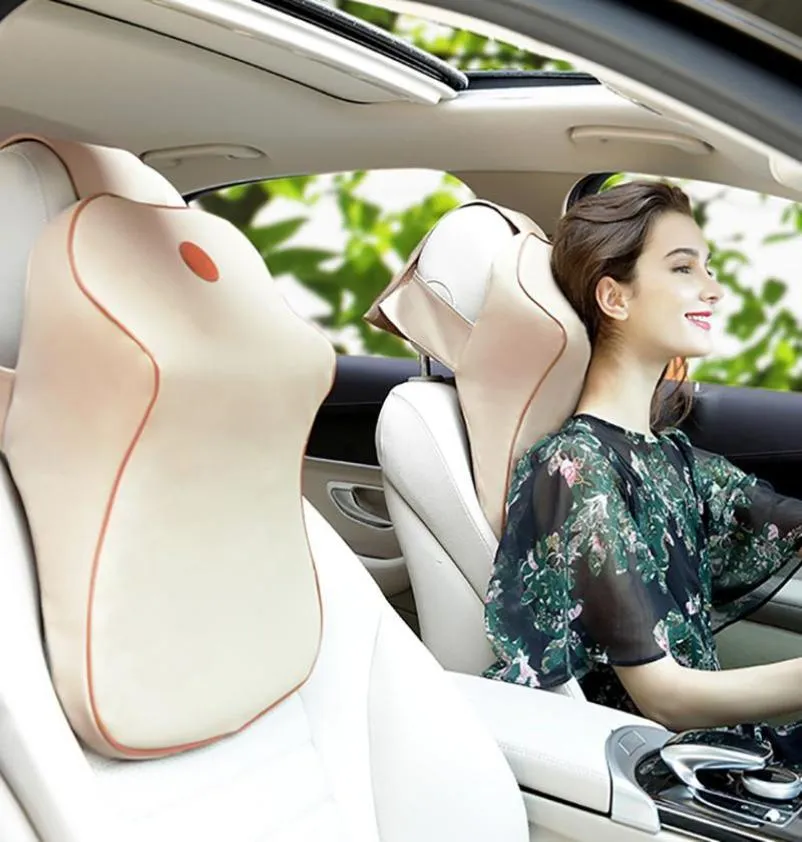 Car Seat Headrest Pillow Auto Memory Foam Neck Head Support Lumbar For Office Chair Cushion Cushions3690586