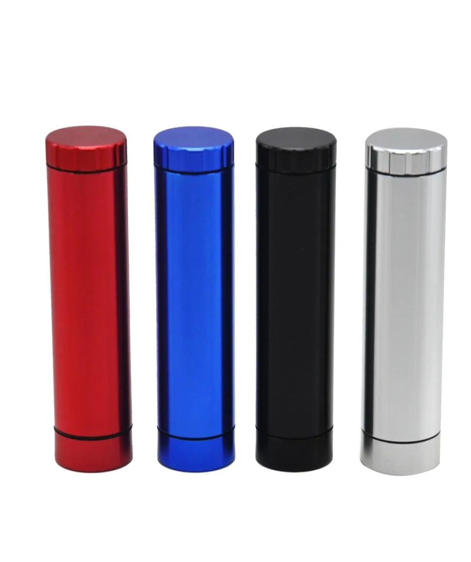 Aluminum Smoking Metal Dogout Case One Hitter Pipe with 78 mm Ceramic One Hitter Pipe Kit Portable All in one Whole5944675