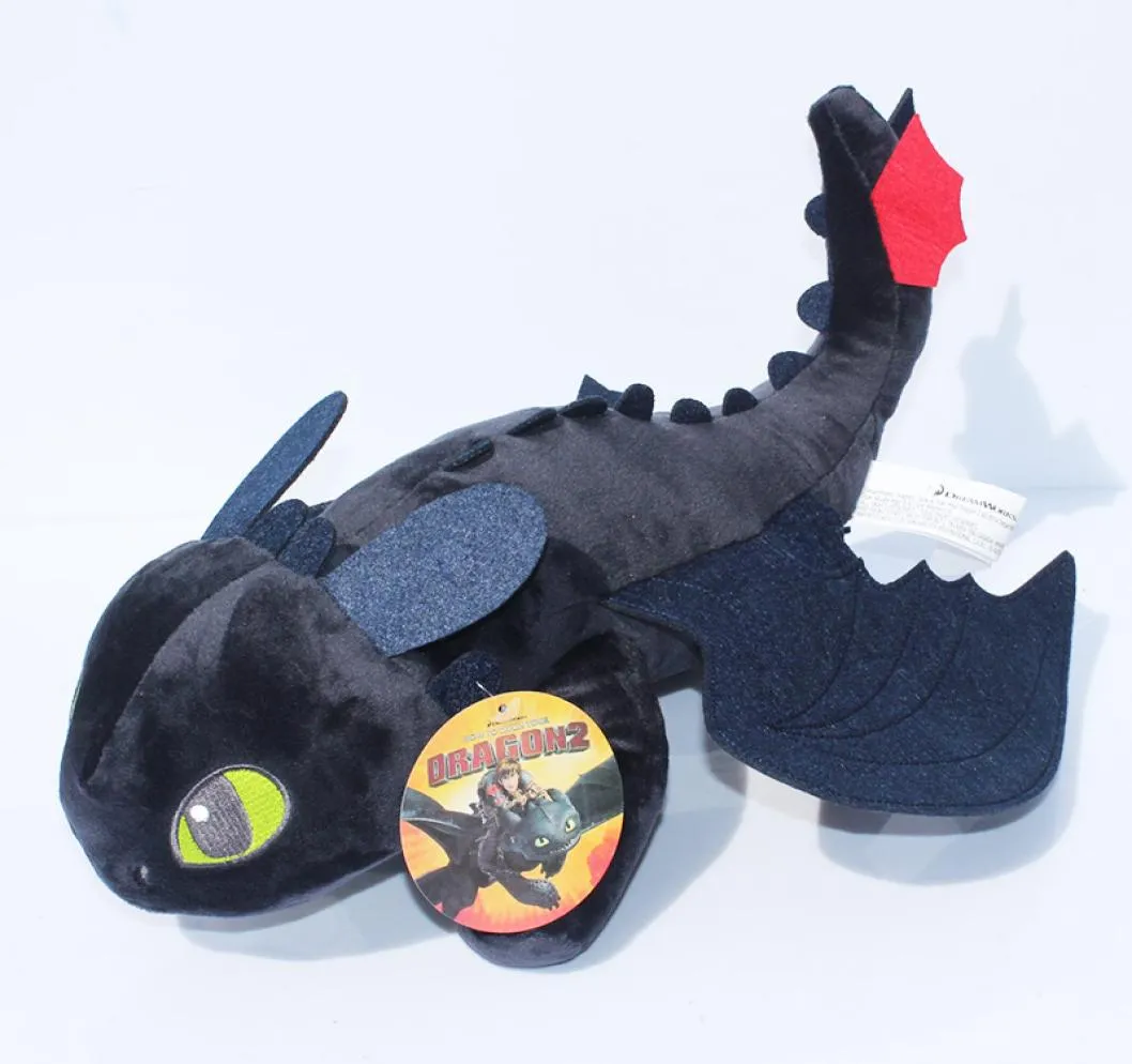 9quot 22cm How to Train Your Dragon 2 Toothless Night Fury Plush Toys Soft Stuffed Dolls Super Christmas Gifts3912706