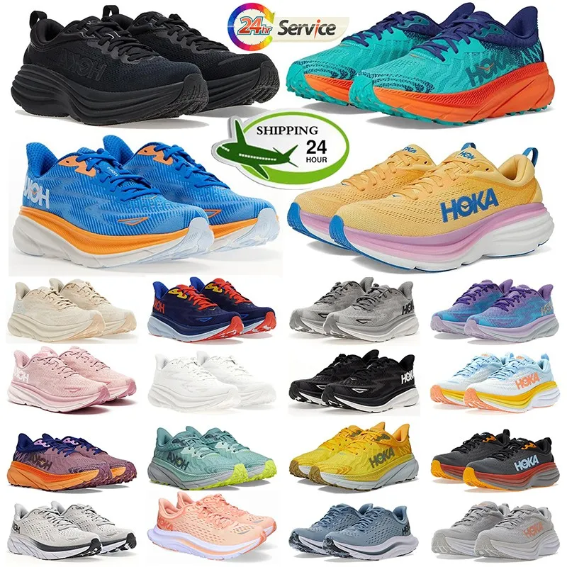 hoka1 chaussures de marque pour femmes hommes hoka1 bondi 8 clifton 9 chaussures de course Triple Black Passion Fruit Cyclamen Airy Blue baskets baskets sport