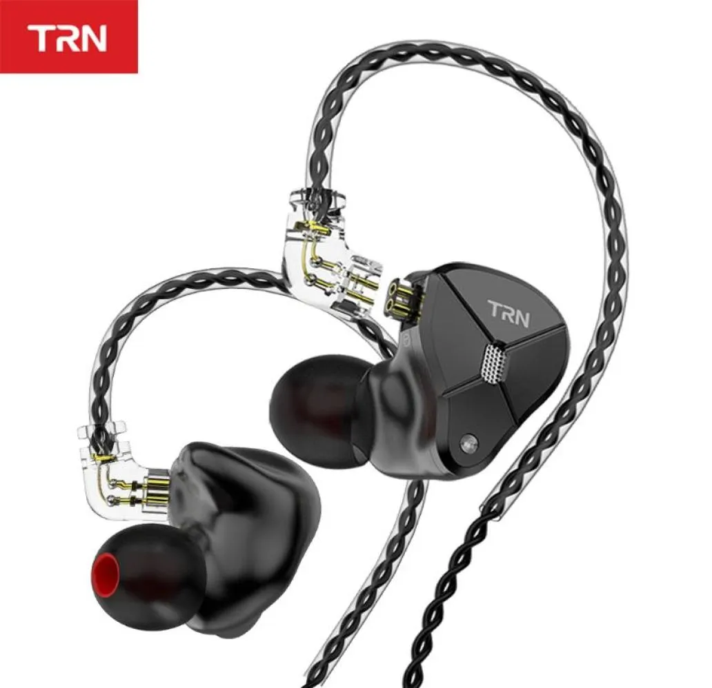 Trn ba5 5ba unidade de driver no ouvido fone de ouvido 5 amarture balanceado alta fidelidade dj monitor fone de ouvido earbuds7200131