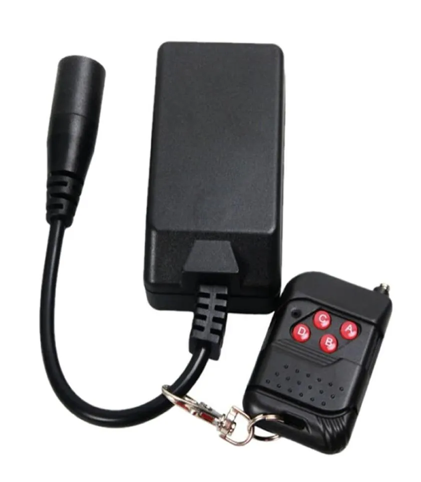 AUCD AC 110V 220V Portable 3 Pin XLR Interface RF Wirless Remote Control Smoke Fog Machine Emitter for 400W 900W 1200W Fogger DJ S2680451