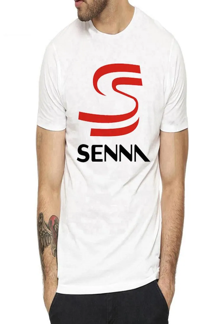 Ayrton Senna T 셔츠 남자 Harajuku 스트리트웨어 짧은 슬리브 재미있는 프린트 남자 T 셔츠 여름 상판 면화 카미 세타 Hombre42492