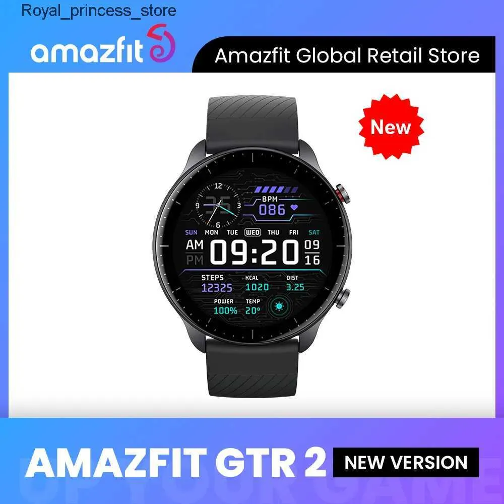 Andra klockor Amazfit GTR 2 Ny version Intelligent Alexa med inbyggd kurva Borderless Design för Ultra Long Battery Life Intelligent Q240301