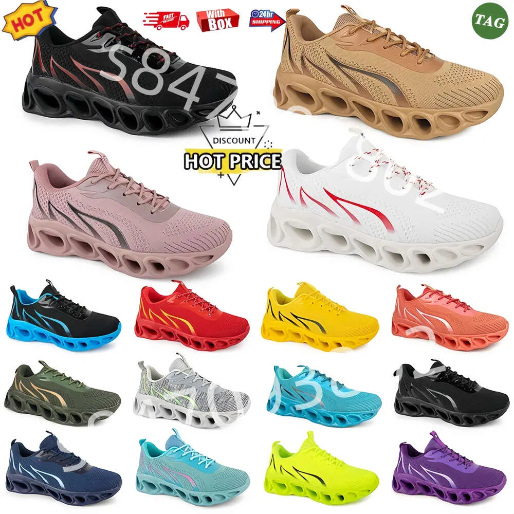 men women running shoes fashion trainer triple black white red yellow purple green blue peach teal purple orange light pink wear sports shoes on a daily basis