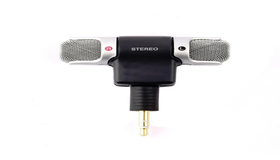 Microfono stereo digitale professionale ad alta sensibilità 35MM ECMDS70P Mini microfono portatile Doppia colonna sonora per registratore PC Mobile Pho2716548