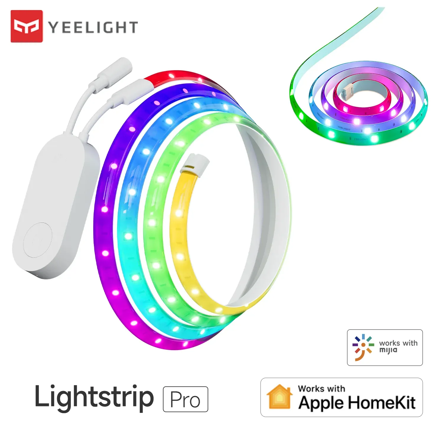 Strips Yeelight LED Lightstrip Pro Chameleon SmartColor Ambilight RGB YLDD005 Lichtstrookwerk met Apple HomeKit Xiaomi Mi Home App