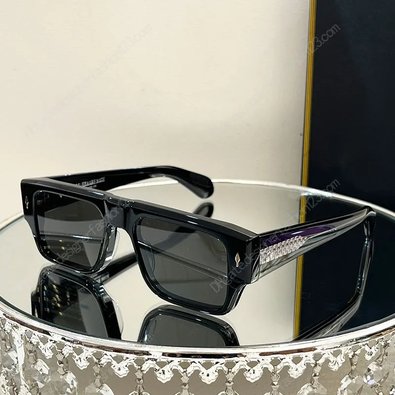 Designer solglasögon 10 mm tjock platta för att skapa toppkvalitet Devoto Brand Men Glasses Black Sports Style Classic Solglasögon för kvinnors originallåda