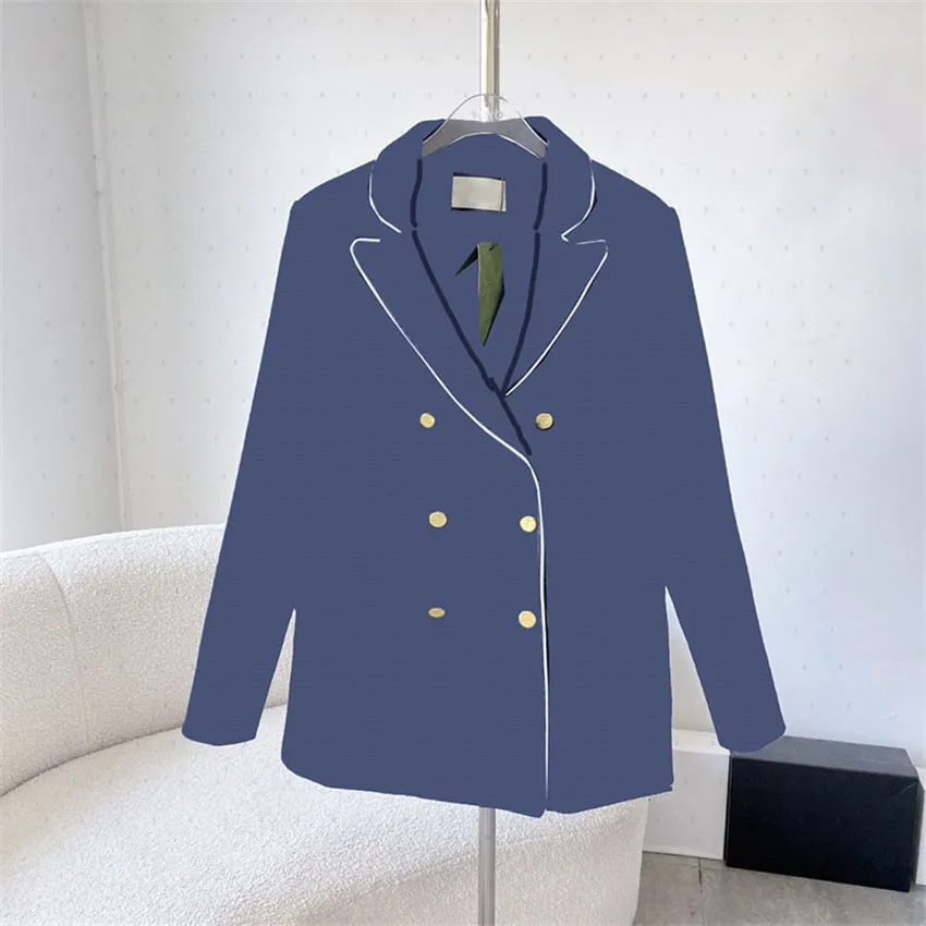 Luxury Designer Women Blazer Jacket Long Sleeve Elegant Woman Formal Suit Brand Long Sleeve Jackets