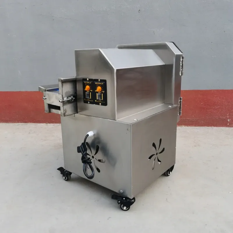 Processorer Industrial Vegetabiliska skärmaskin Leek Chopper Machine Commercial Electric Slicer Onion Cutter Machine