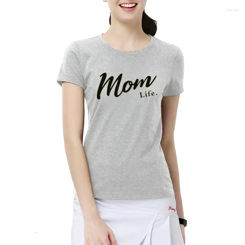 Kobiety koszulki mama koszulka matki dniem dam damskie koszulka graficzna letnie swobodne kobiety do upuszczenia statku