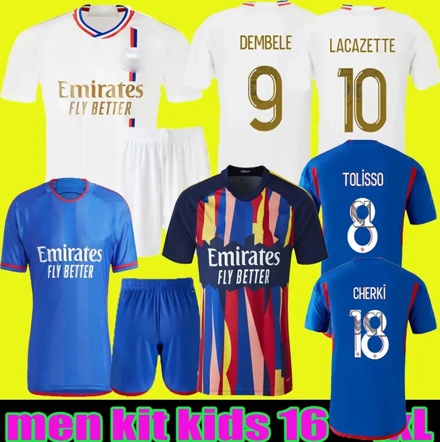 Olympique Lyonnais Home Kids Jerseys Kit 2023/24