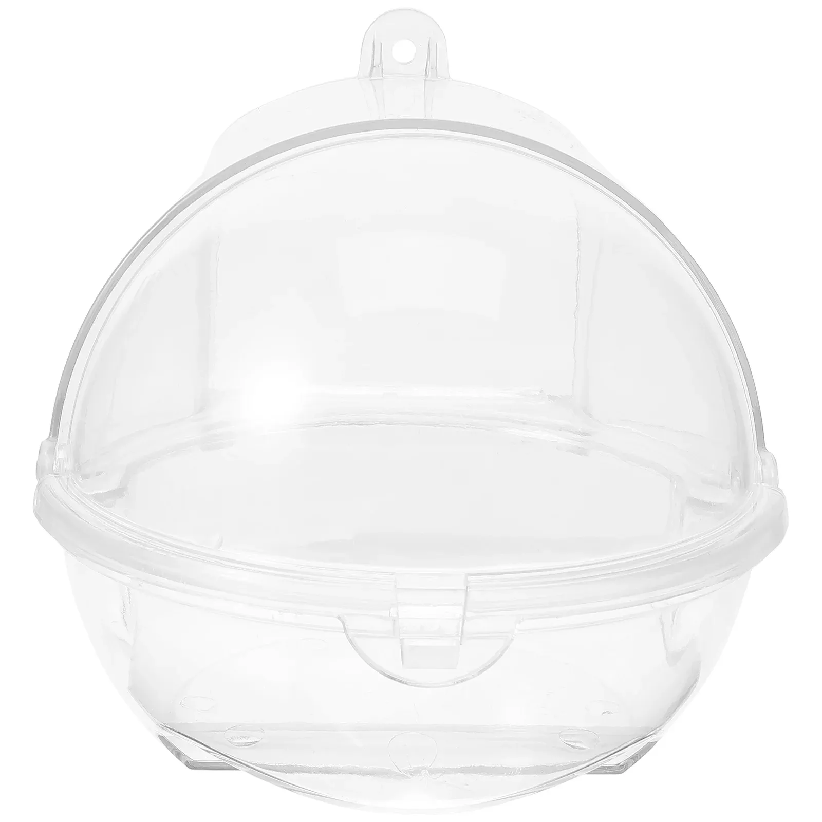 Nids boîte de bain pour oiseaux baignoire en plastique transparent conteneur Cage accessoire perroquet douche pratique baignoire Cage à oiseaux pour petit canari