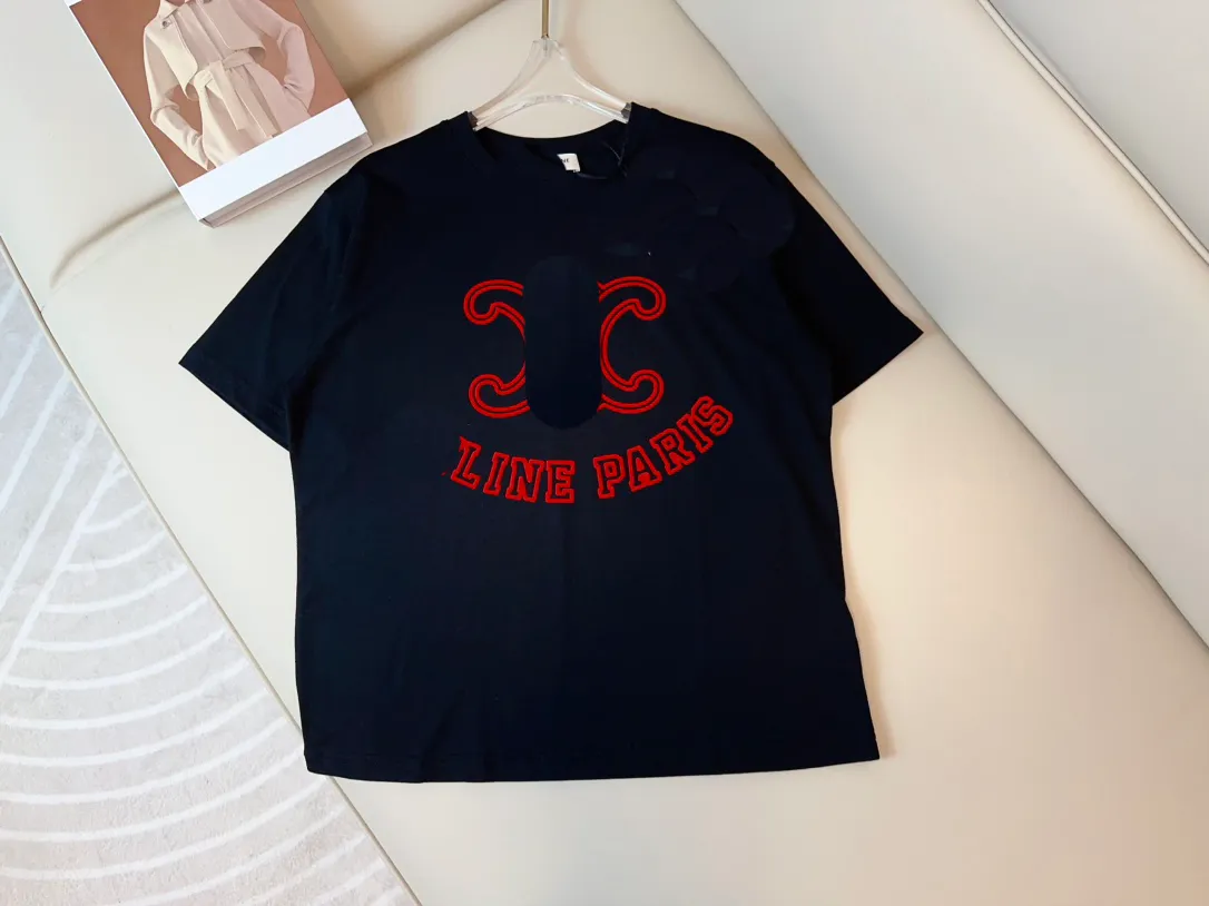 T-shirt EssentialSweatsHirts Designer Men T-shirts vrouwen klassieke eenvoudige en veelzijdige Amerikaanse kleine halslijn alfabet groothandelaren goed mooi