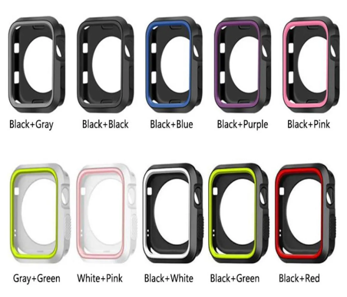 11 colors sports NK silicone case for apple watch soft protector protective cases of iWatch 41mm 45mm 49mm3248590