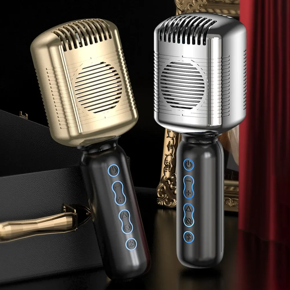 Mikrofony Bluetooth karaoke mikrofon bezprzewodowy profesjonalny głośnik ręczny mikrofony domowe dla odtwarzacza muzycznego śpiewu rejestratora ktv impreza KTV