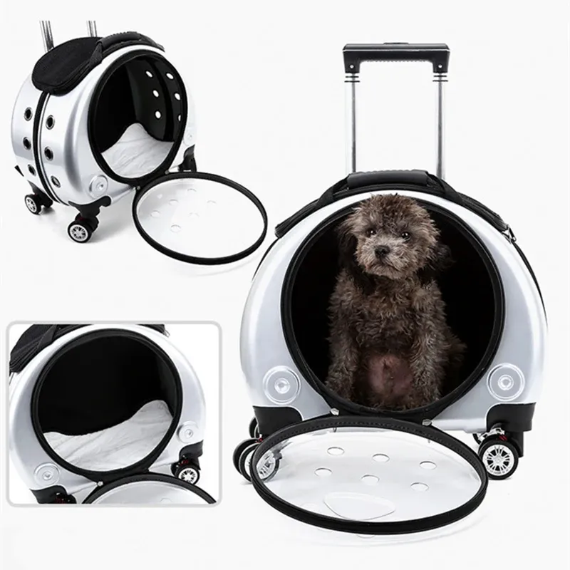 Trasportini Trolley per animali domestici Borsa da viaggio Borsa da trasporto per gatti Zaino per animali traspirante Borsa per gatti portatile da trasporto per cani Zaino per gatti di grandi dimensioni