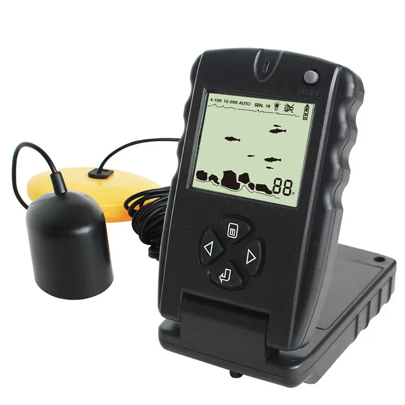 Finders LUCKY Filaire 100ft Portable Sonar Sondeurs De Pêche Leurre Echo Sondeur Détecteur De Pêche Alarme De Poisson