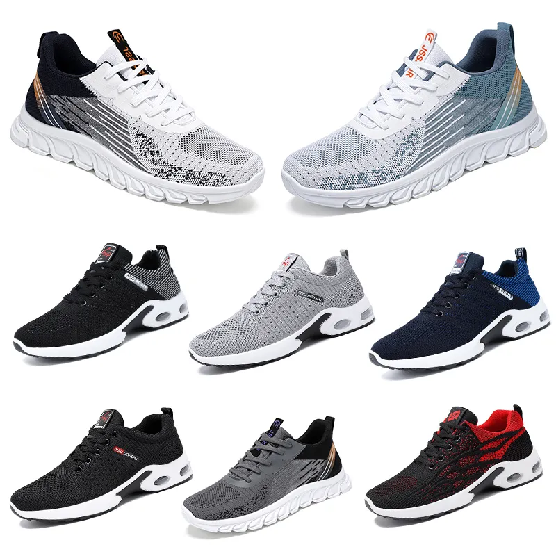 Automne Running Chaussures Femmes Chaussures hommes Soft Sole Blanc Black Red Modèles Couleur de mode Sneakers Loisson Antiskide Big Size 39-45 Gai 299 WO 205