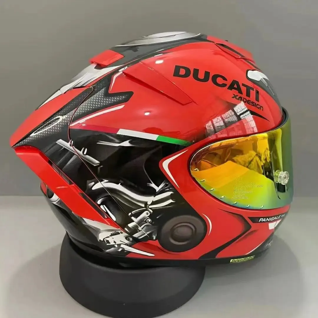 新品 SHOEI X-14 Ducati PANIGALE V4 M Shoei X14 / X-Spirit III Ducati V4 [ Custom ] by Shin Abe