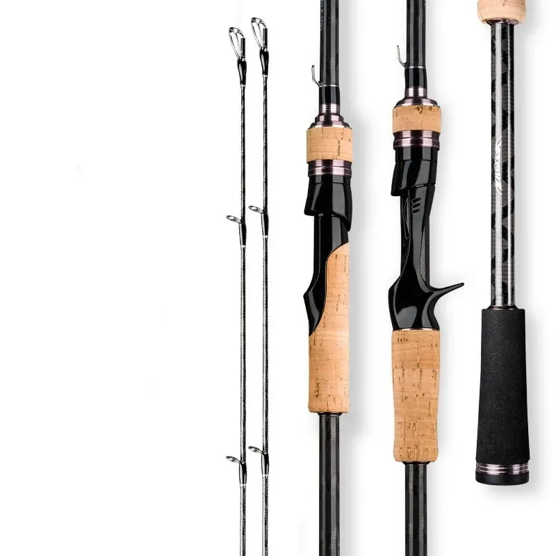 Rods M/MH Power 1.8m Carbon Fishing Spinning Rod 2Tips Lure Weight 520g Casting Rod Fishing Tackle