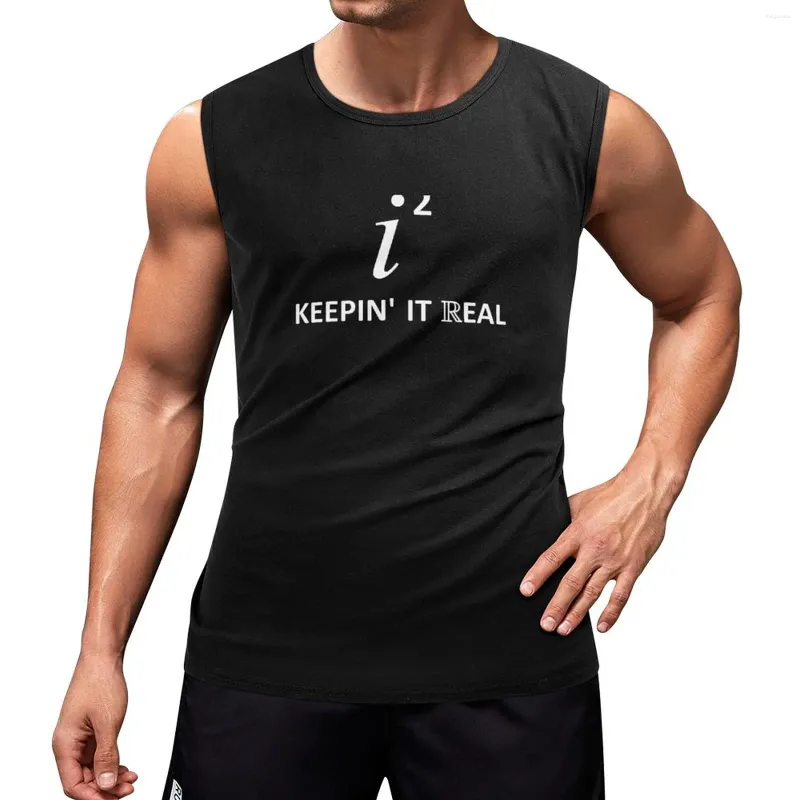 Tanktops voor heren Keepin' It Real Top Bodybuilding Herenkleding Gym Heren T-shirts