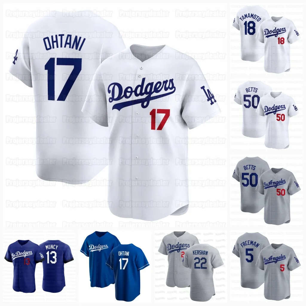 17 Shohei Ohtani 2024 Dodgers Jersey Yoshinobu Yamamoto James Paxon Tyler Glasnow Freddie Freeman Mookie Betts Clayton Kershaw Taylor Julio Urias Muncy