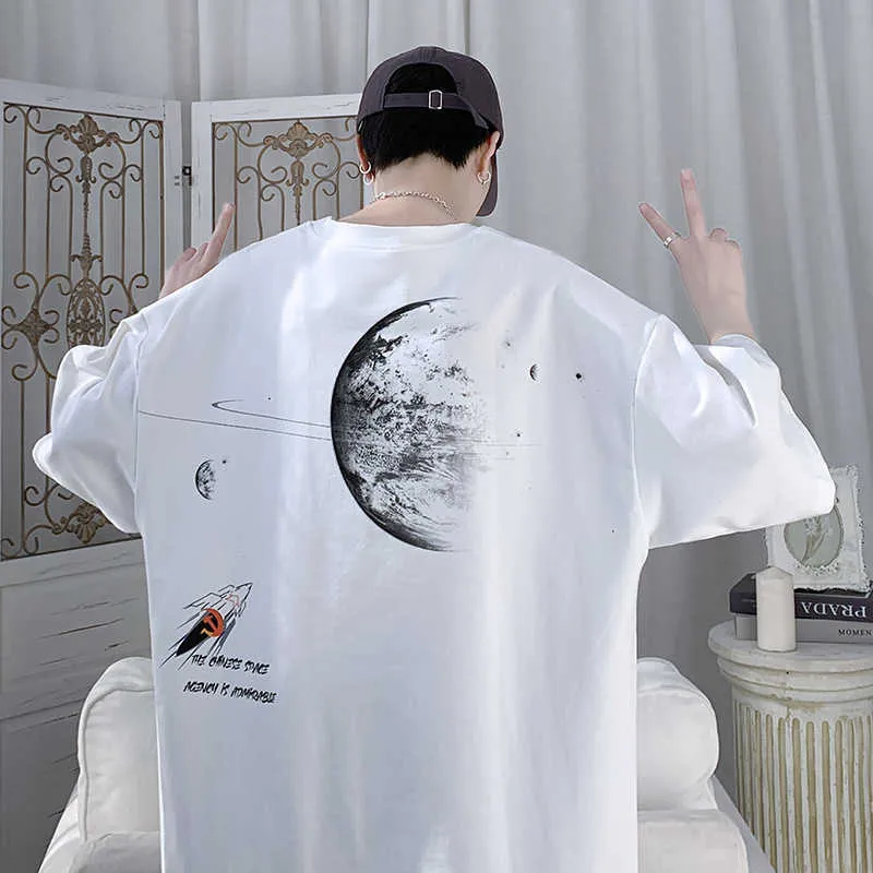 Men's T-Shirts Goods Full 8XL-M Pure Cotton Short sleeved T-shirt for Mens Summer New Pi Shuai Printed Half sleeved T-shirt with Enlarged Weight