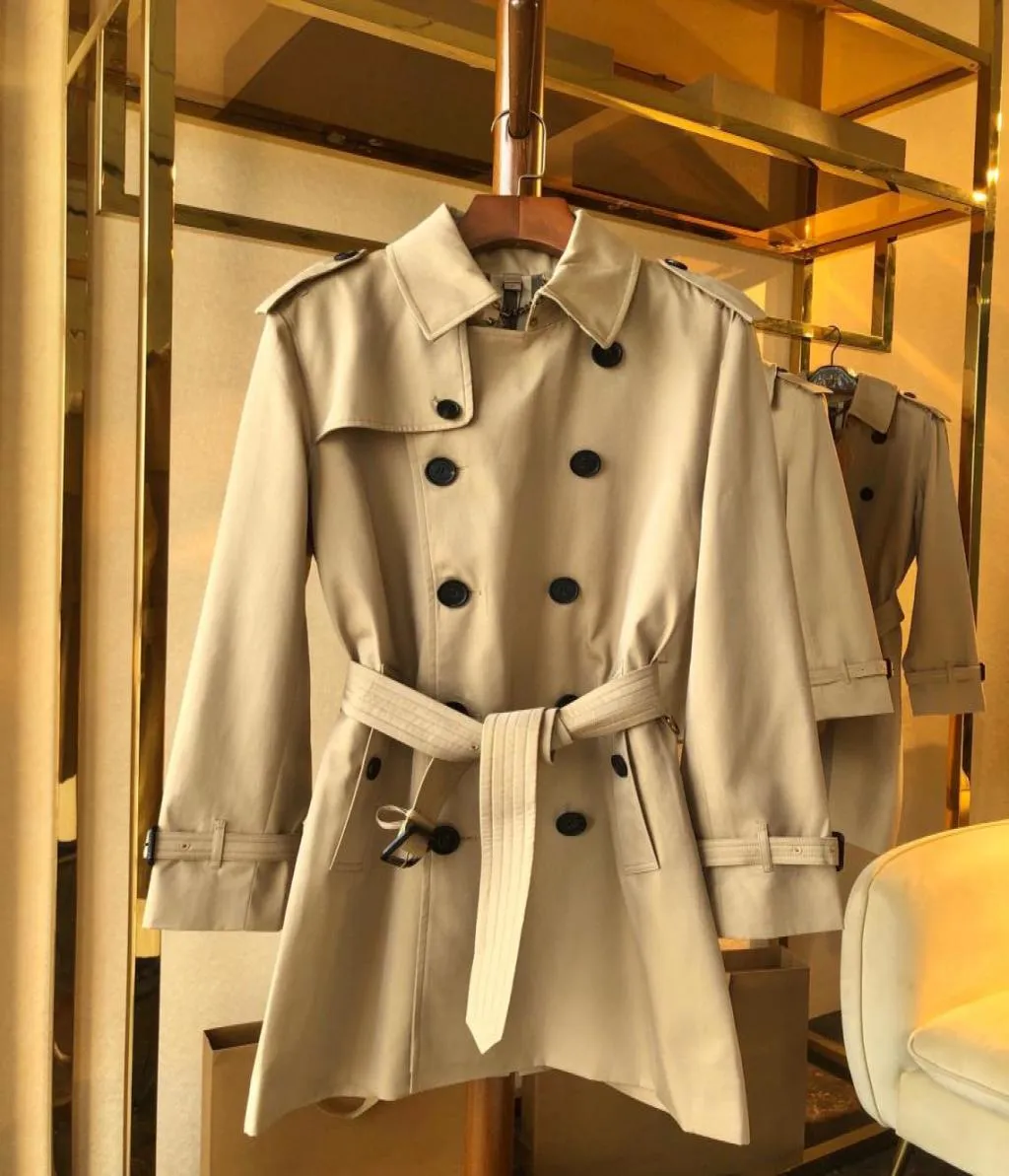 패션 디자이너 클래식 남성 긴 검은 트렌치 코트 느슨한 재킷과 오버 코트 오버 코트 이중 가슴 방풍 방수 방수 2866194
