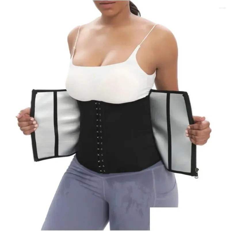 Waist Support Adjustable Trainer Belt Men Women Back Brace Spine Orthopedic Breathable Lumbar Corset Drop Delivery Sports Outdoors Ath Othx9