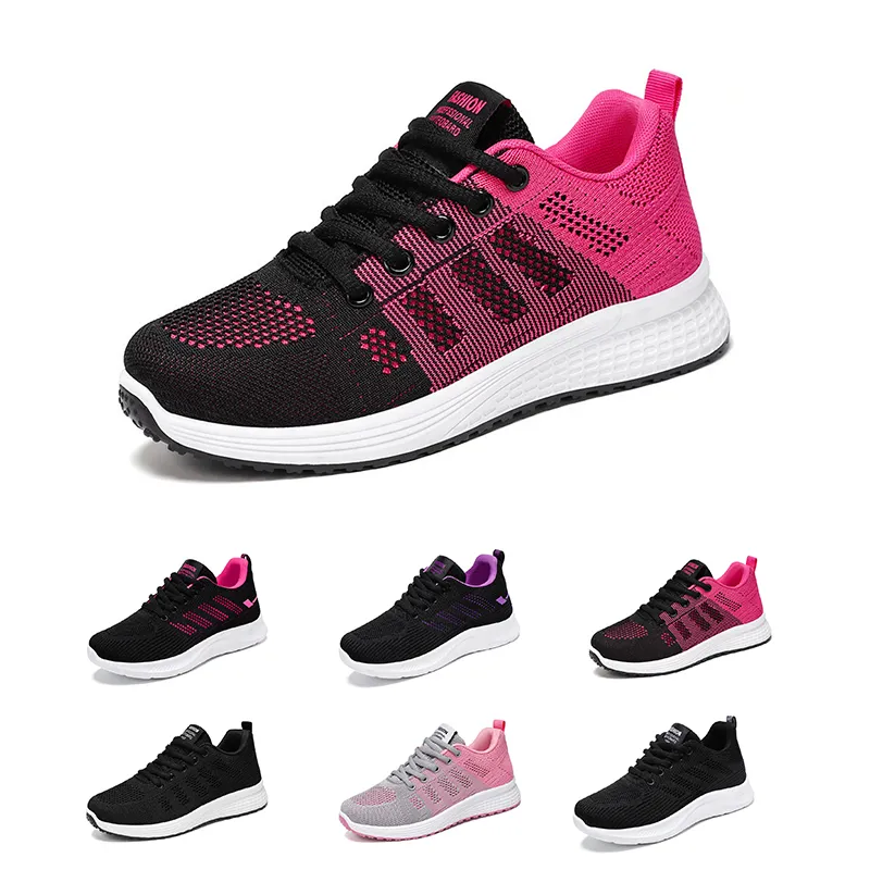 Крутинные кроссовки для мужчин Женщины-воздухопроницаемые спортивные обуви мужские спортивные тренеры Gai Purple Grey Sneakers Размер 36-41