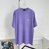 embroidery color purple shirt