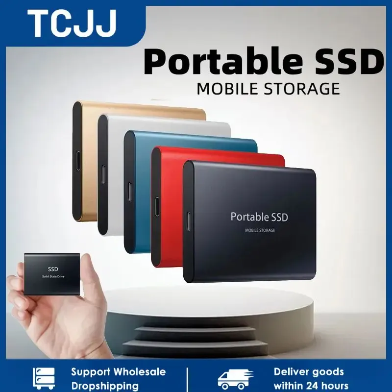 ボックスハイスピード1TB SSD 2TBポータブル外部ソリッドステートハードドライブUSB3.1 500GBハードディスクボックス用モバイルハードドライブ