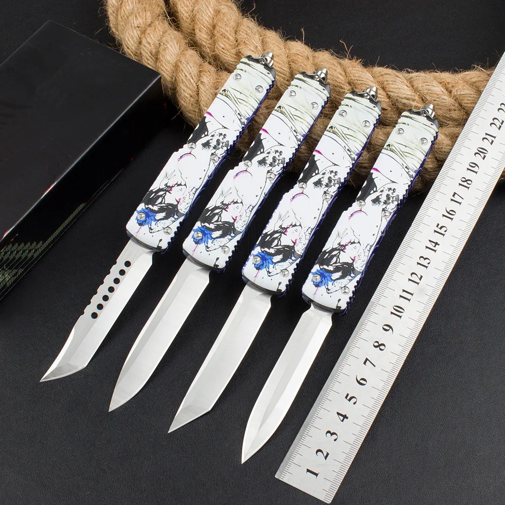 MICO MT tech Geisha Automatic knife Outdoor Tactical Knives T6061 Aviation aluminum Handle D2 Blade EDC TOOLS Pocket knife