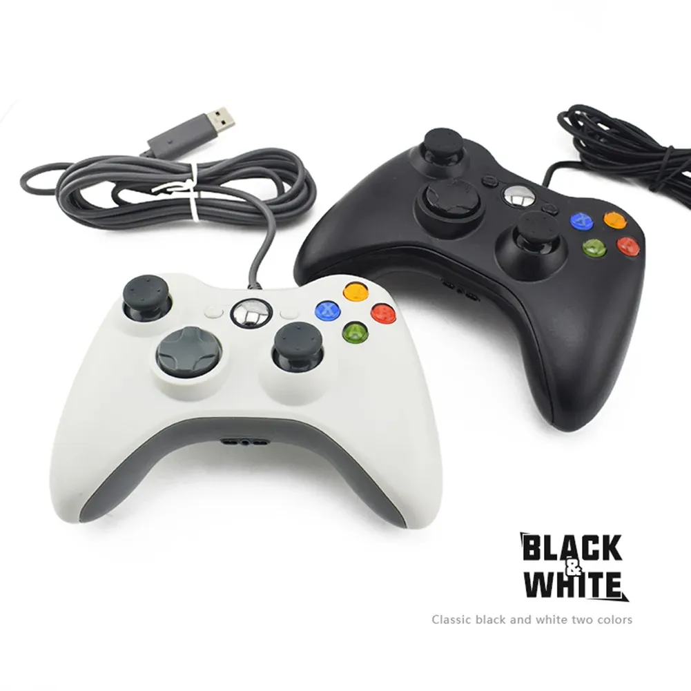 Gamepads USB-bekabelde gamepad voor Windows 7/8/10 Microsoft PC-controller of voor Xbox 360/Slim Controller Ondersteuning voor Steam Game