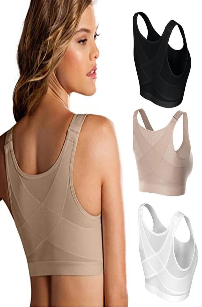 Posture Corrector Body Shaper Women bra Breathable underwear Shockproof Sports Support Vest Bras S5XL Plus Size9278008