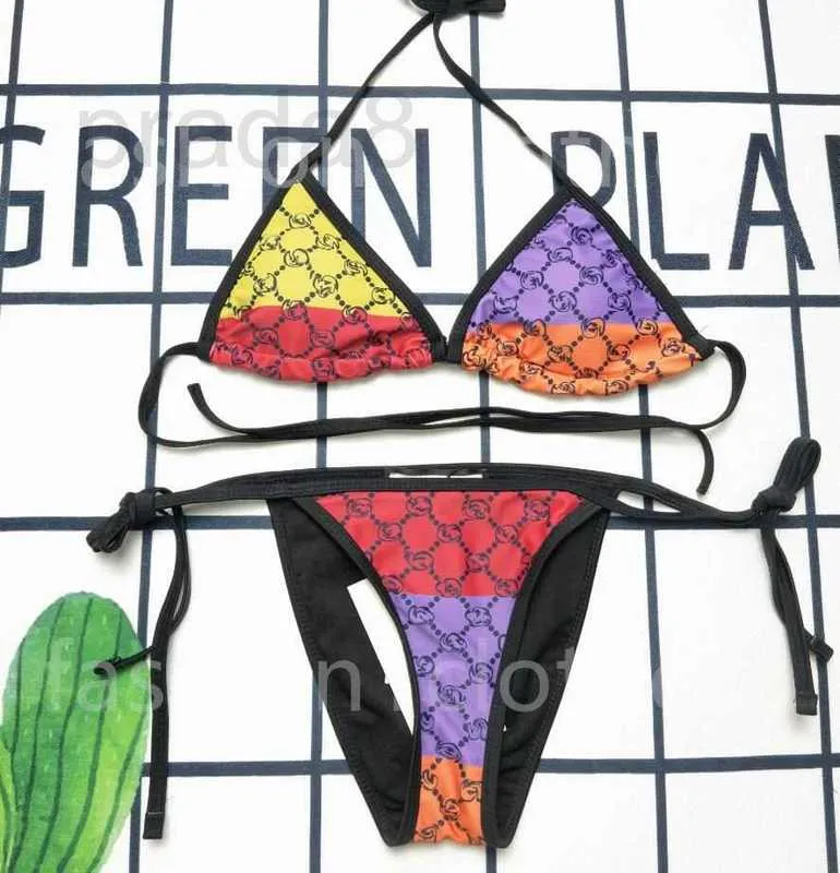Designer Womens Swimsuit Bikini Skim Beach Bathing Suit 2 Two Piece badkläder Triangel Bikinis Ladies Underwear Sexig Kvinnlig klassisk kvinnkläder Fashion 2RFD