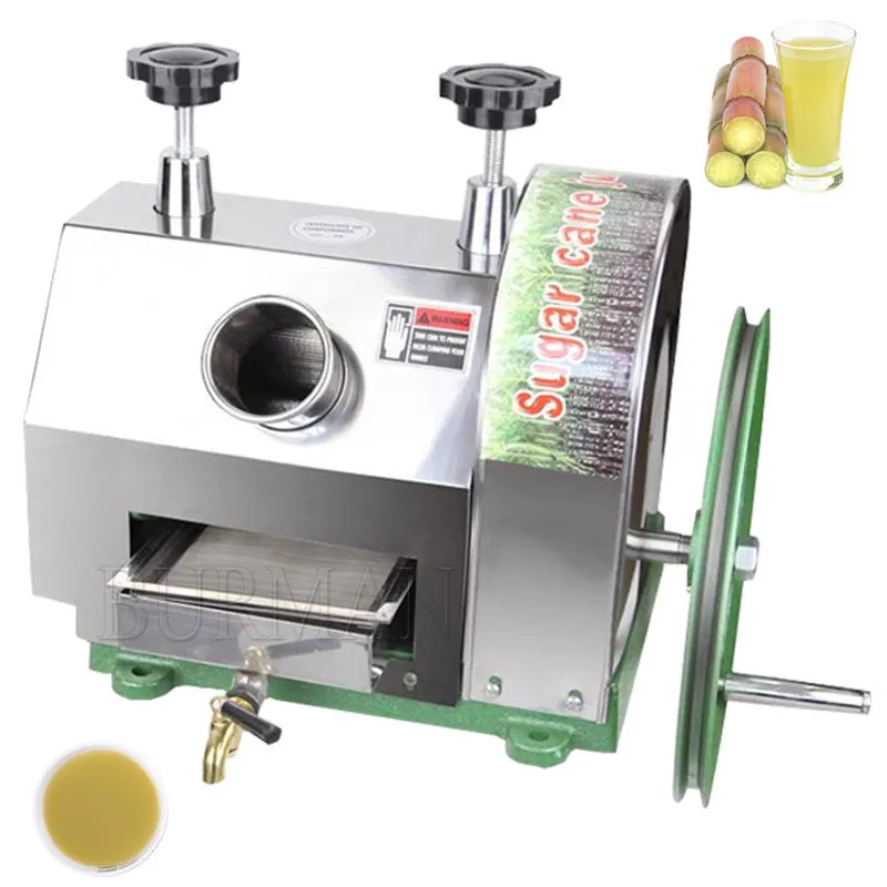 Presse-agrumes de canne à sucre, manuel, Commercial, en acier inoxydable, Machine de bureau pour canne à sucre, presse-jus de canne, broyeur de canne, 1 pièce