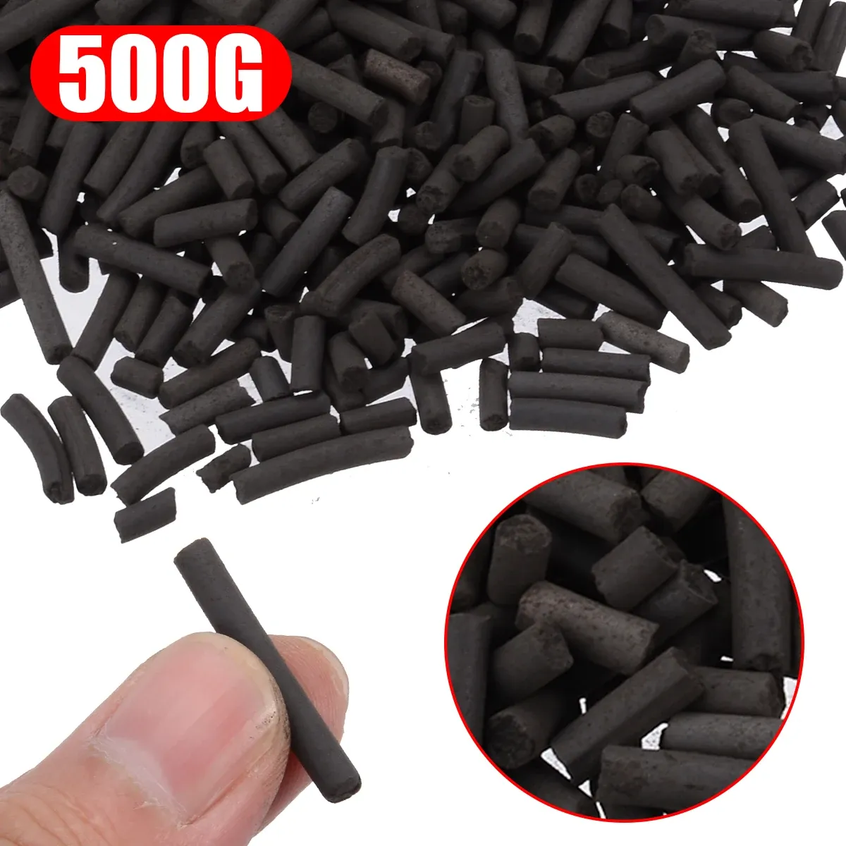 Accessories 500g Activated Carbon Activated Charcoal Carbon For Aquarium Fish Tank Water Purification Filter Pellets Supplies