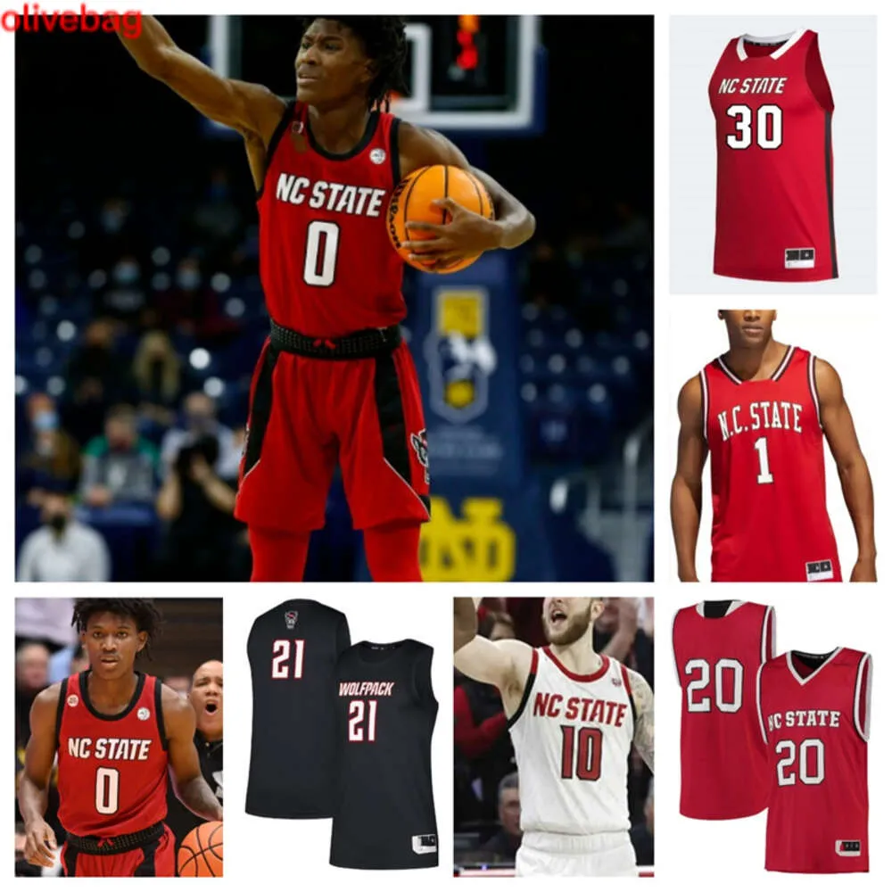 NC State Wolfpack 30 DJ Burns Jr. 23 Mohamed Diarra 34 Ben Middlebrooks 24 Ernest Ross Basketball Jersey 0 DJ Horne 13 KJ Keatts 14 Casey Morsell 20 Alex Nunnally Custom Custom