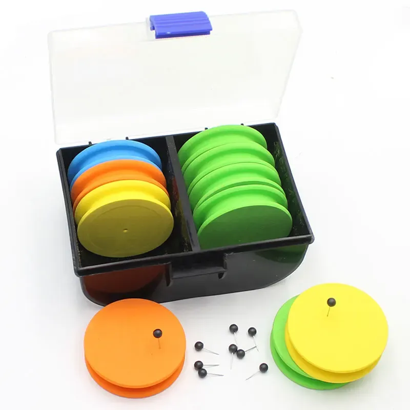 Boxes Carp Fishing Accessories Chod Zig Rig Bin Box + 10 EVA Winders Tackle Box Kit for Carpfishing