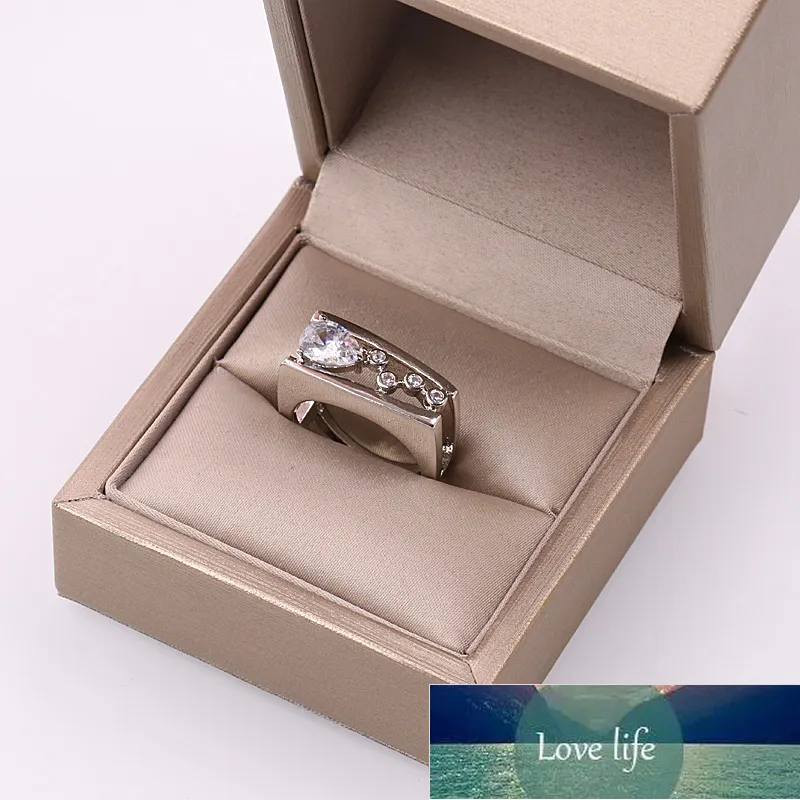 European and American New Fashion Trendy Unique Alternative Ornament Geometric Three-Dimensional Diamond-Inlaid Ring Rings