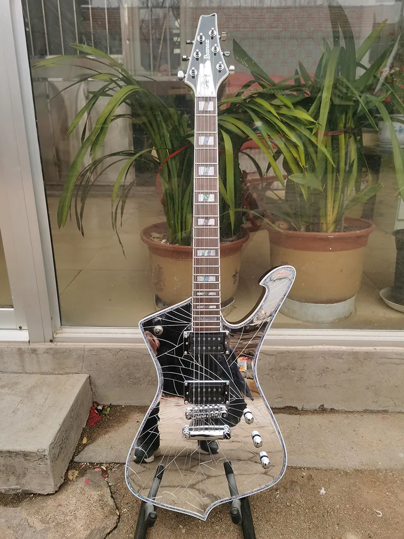 PS1CM krajowy Paul Stanley Signature Wysokiej jakości gitara elektryczna, lustrzowa gitara, w magazynie, szybka dostawa