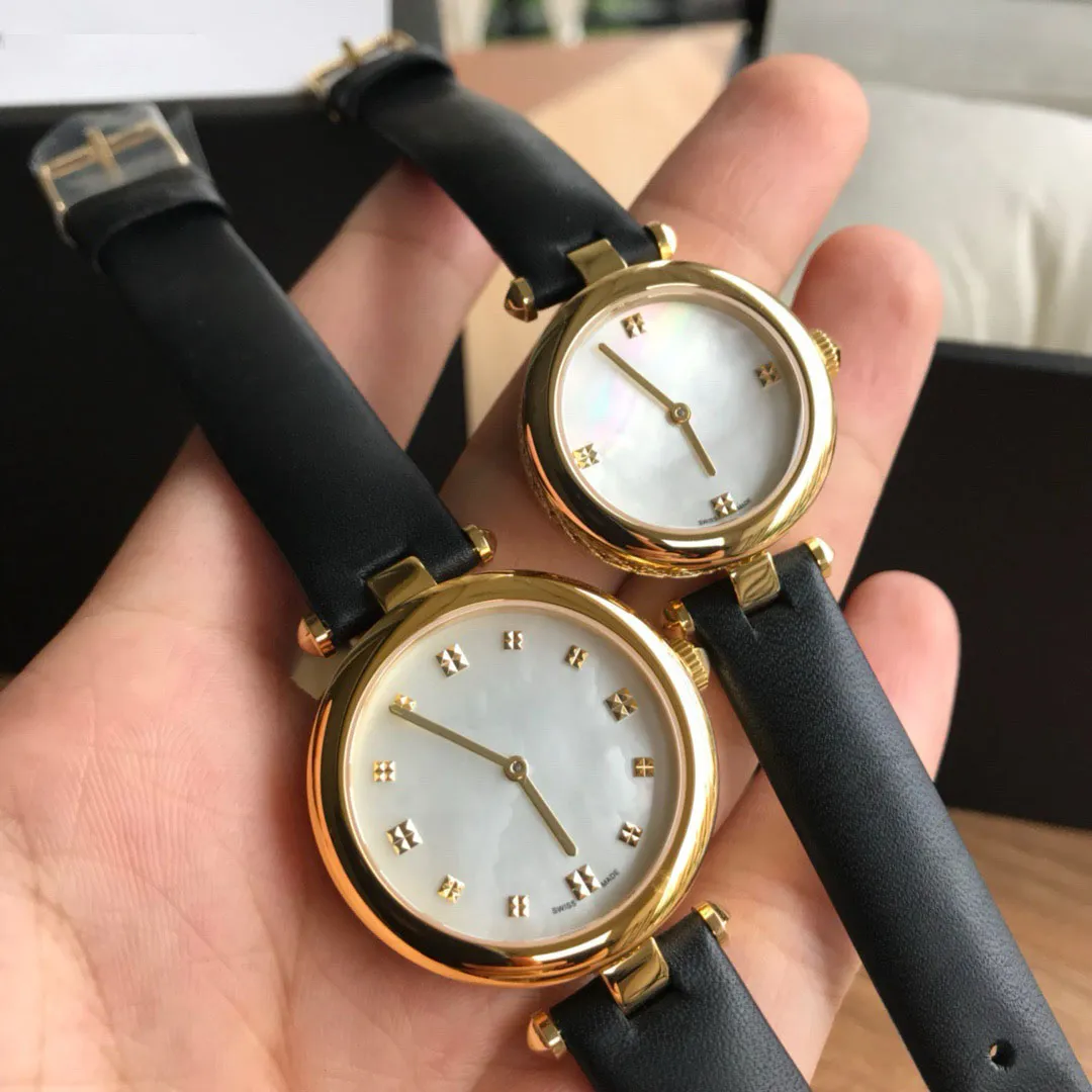 Todos os mostradores funcionam G Letter Designer Clássico Retro Homens Relógios Diamantissima Caixa de Aço Inoxidável Couro Genuíno À Prova D 'Água Luminosa Quartz Relógios de Pulso Montre Luxe