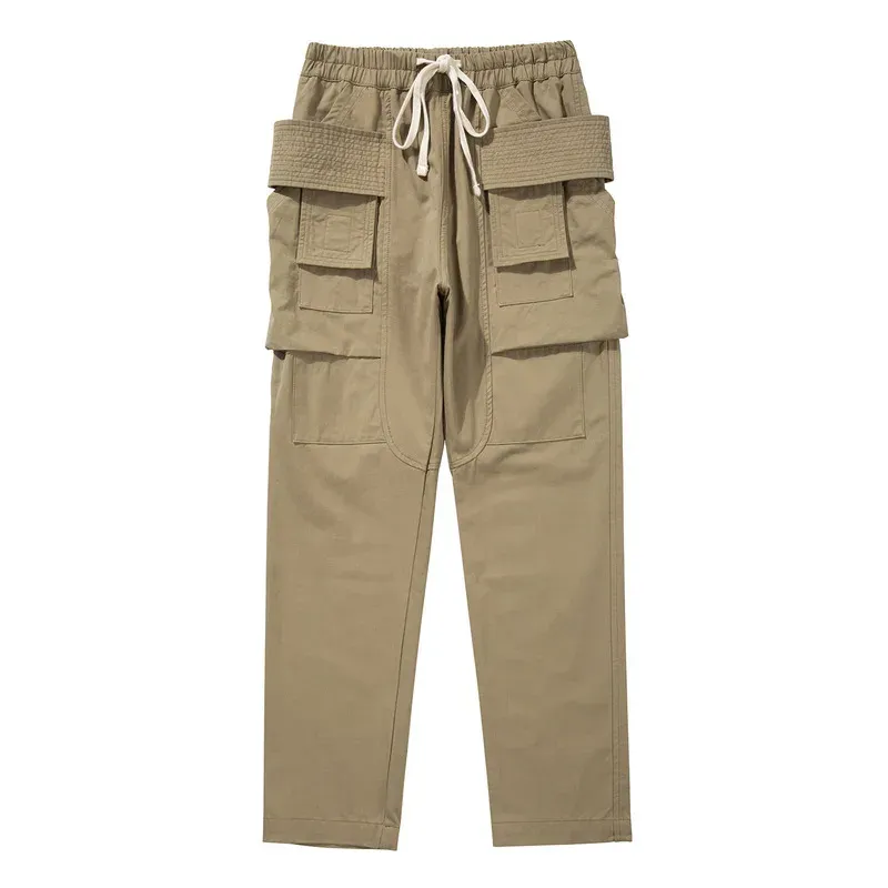 Pantalon Owen Seak hommes sarouel décontracté haute tenue de rue gothique Hip HOP cheville longueur pantalon vêtements pour hommes pantalons de survêtement printemps pantalon noir