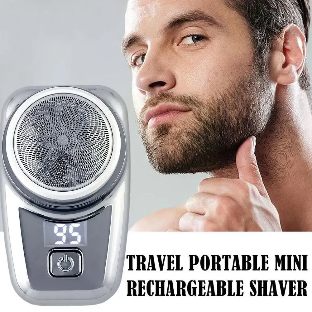 Razor Minishave Portable Electric Shaver for Men USB Rechargeable Electric Face Face sans fil rasoirs humides secs sèches et indolores Z3K9